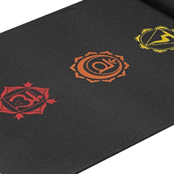 🆕GAIAM Black Chakra Yoga Mat - Picture 3 of 10